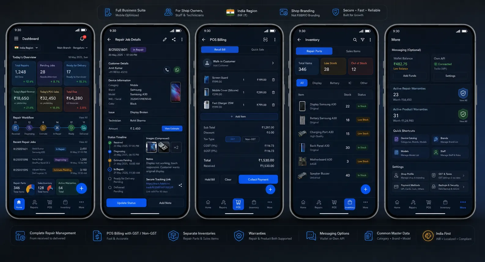 FIXORYN mobile app
